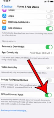 So laden Sie nicht verwendete Apps in iOS 11 herunter
