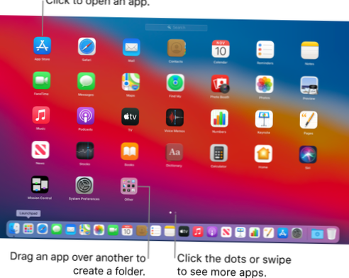 How to open a file from Launchpad on macOS