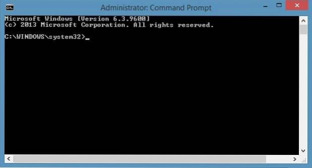 Como abrir o prompt de comando como administrador no Windows 8.1
