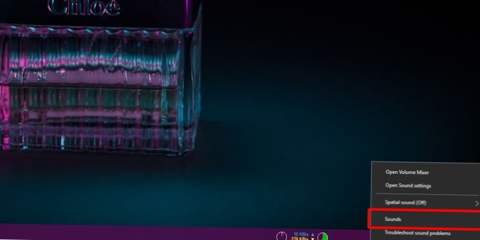 Jak otevřít zařízení pro přehrávání a nahrávání v systému Windows 10 1803