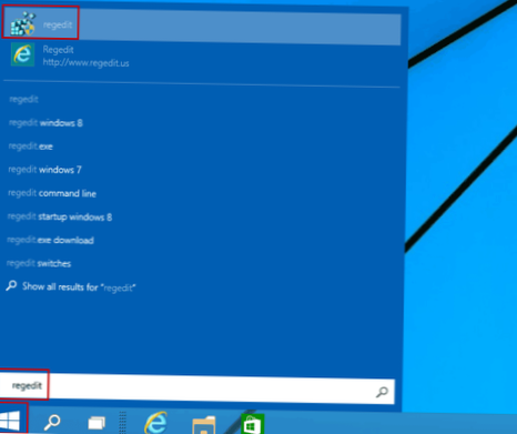 Como abrir o Editor do Registro no Windows 10