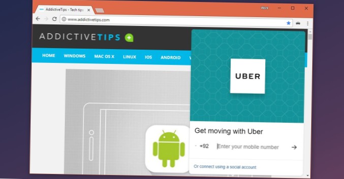 Cum să comandați un Uber de pe desktop [Chrome]