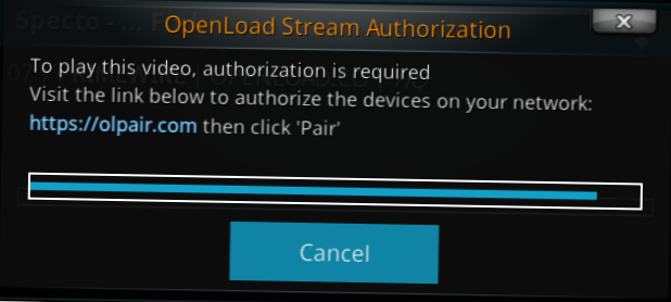 Comment coupler Openload pour accéder aux flux dans Kodi