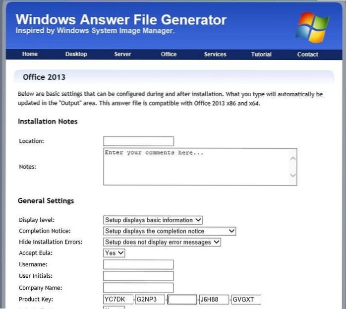 How To Perform Office 2013 Unattended or Silent Installation