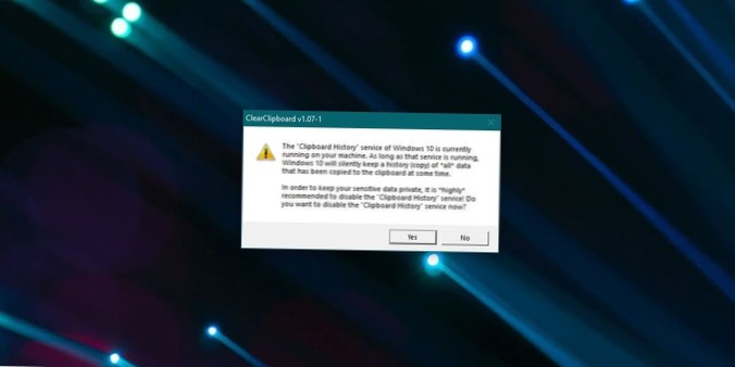 Hoe u het klembord periodiek kunt opschonen in Windows 10