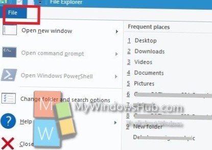 Jak připnout příkazový řádek a PowerShell na panel nástrojů Rychlý přístup v systému Windows