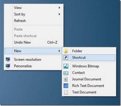 How To Pin Run Command To Start Screen In Windows 8