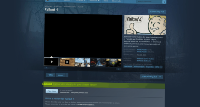 Sådan spiller du Fallout 4 på Linux