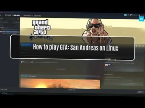 How to play GTA San Andreas on Linux
