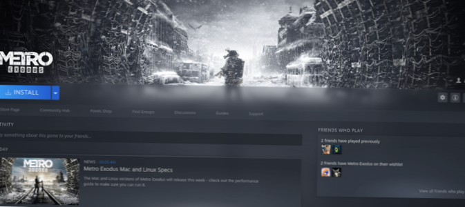 Jak hrát Metro Exodus na Linuxu