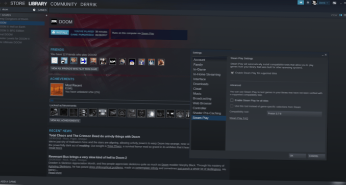 Sådan spiller du moderne Windows-spil på Linux med Steam Play