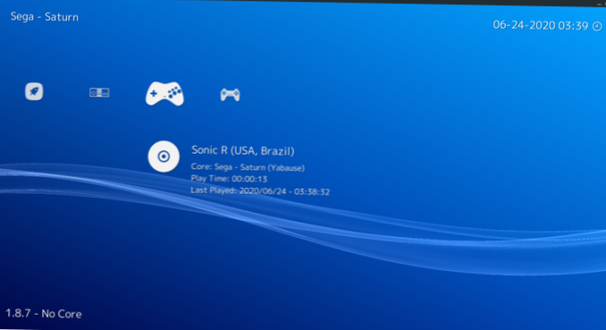 Hoe Sega Saturn-spellen op Linux te spelen