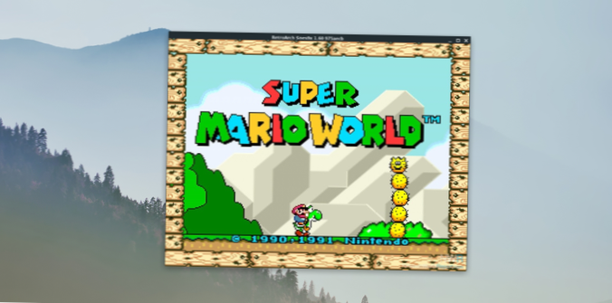Wie man Super Nintendo-Spiele unter Linux mit Snes9x spielt