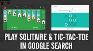 How To Play “Tic Tac Toe” And “Solitaire” Directly From Google Search