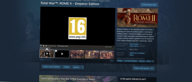 How to play Total War ROME II on Linux