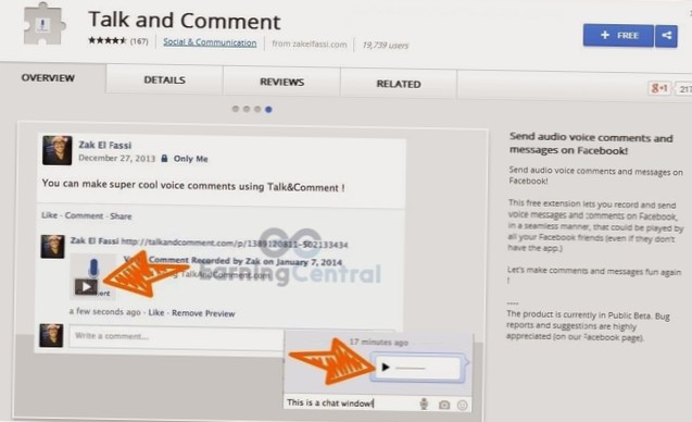 How To Post Audio Comments