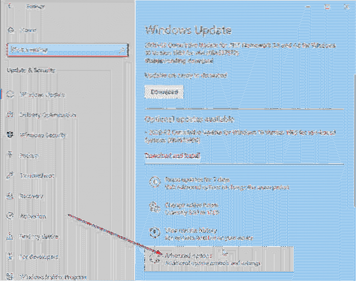 Como adiar ou atrasar as atualizações do Windows no Windows 10