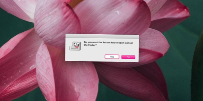How to press Enter to open files on macOS