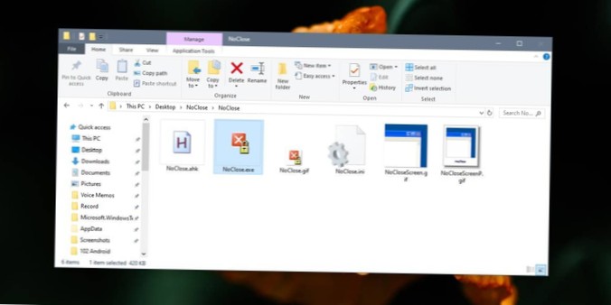 How to prevent accidentally closing a File Explorer window on Windows 10