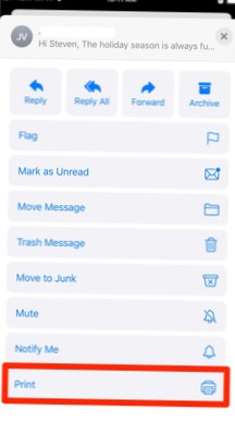 How To Print Emails From Gmail For iOS