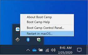 How To Quickly Restart Into Windows From Mac OS X