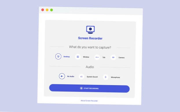Hur man spelar in skärmutsändningar med Chrome