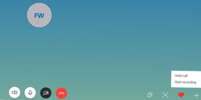 Sådan optages Skype-opkald med den nye indfødte optagefunktion