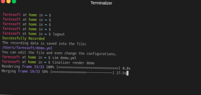 Jak nagrać ekran z wiersza poleceń systemu Linux