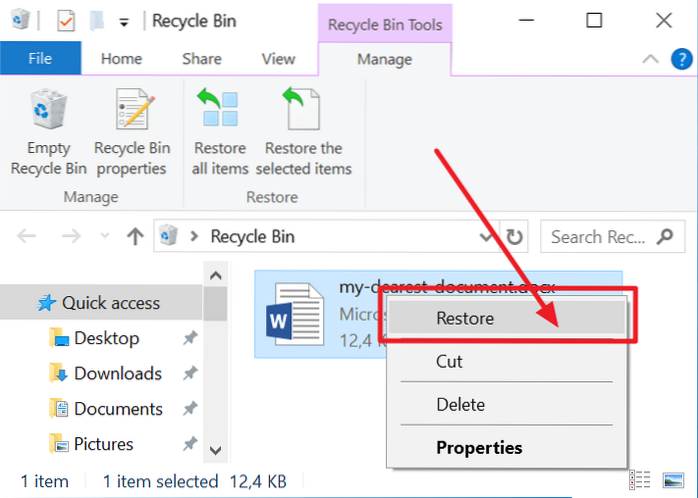 How to Recover Unsaved Word Document in MS Word