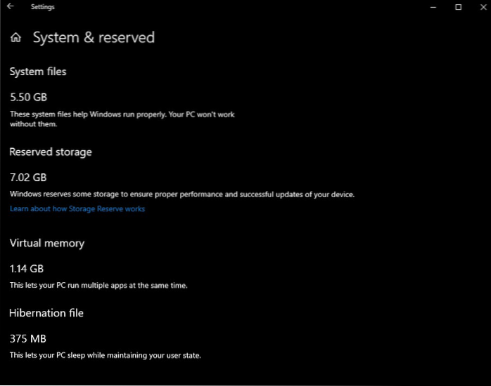 How To Reduce Reserved Storage Size In Windows 10