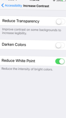 How To Reduce White Color Intensity On Your iPhone