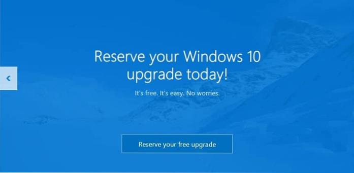 Come registrarsi per l'aggiornamento gratuito a Windows 10