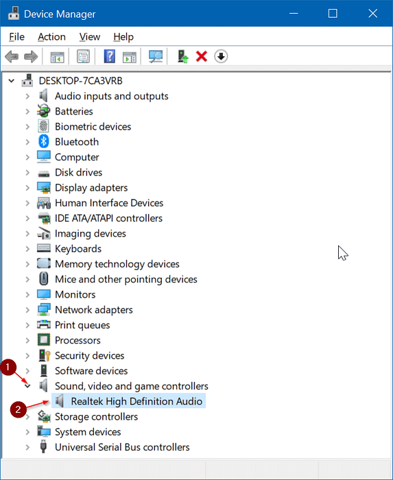 Come reinstallare il driver audio in Windows 10