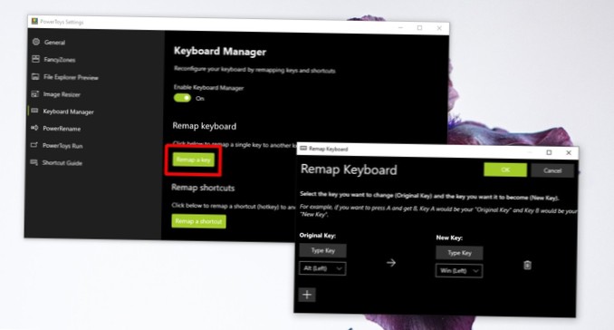So ordnen Sie Schlüssel ohne AutoHotKey unter Windows 10 neu zu