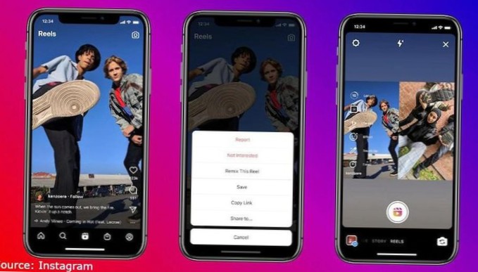 Sådan remixes fotos på Instagram
