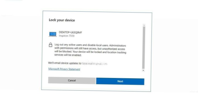 How to remotely log out of Windows 10