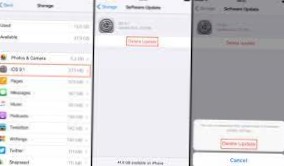 Jak odebrat staženou aktualizaci v systému iOS