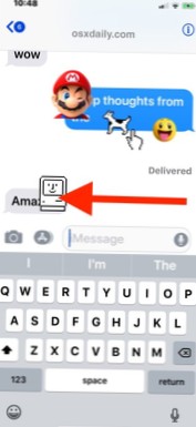 How To Remove A Sticker Blocking A Message In iOS