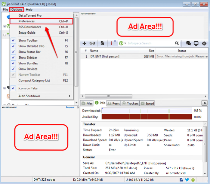 How To Remove Ads From uTorrent Without Buying Pro Version