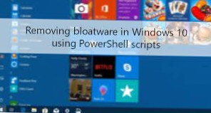 How To Remove Bloatware From Windows 10 With A PowerShell Script