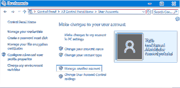 Come rimuovere o modificare la password dell'account locale in Windows 10