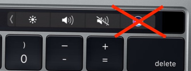 Como remover o Siri da Touch Bar no macOS