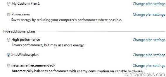 How To Rename Default Power Plans (Schemes) In Windows 7