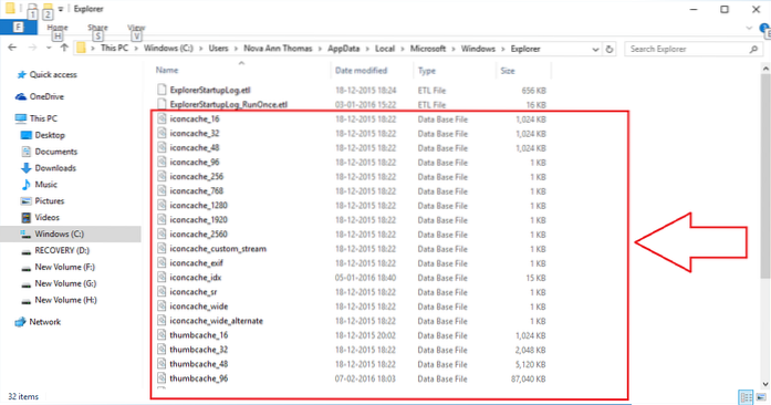 How To Repair And Rebuild A Broken Icon Cache In Windows 10