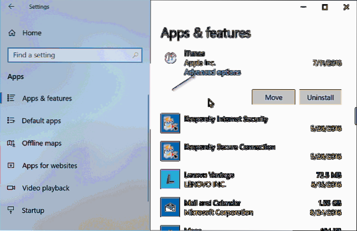 Jak opravit a obnovit iTunes v systému Windows 10