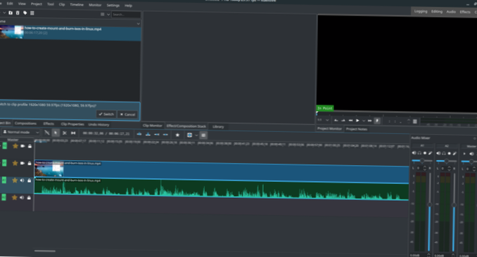 Hoe audio in een video op Linux te vervangen
