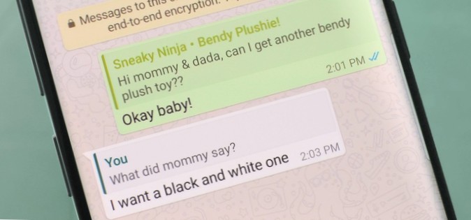 Sådan svarer du privat på gruppemeddelelser på Whatsapp