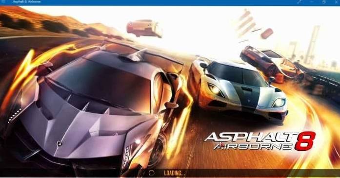 Asphalt 8 Airborne resetten in Windows 10
