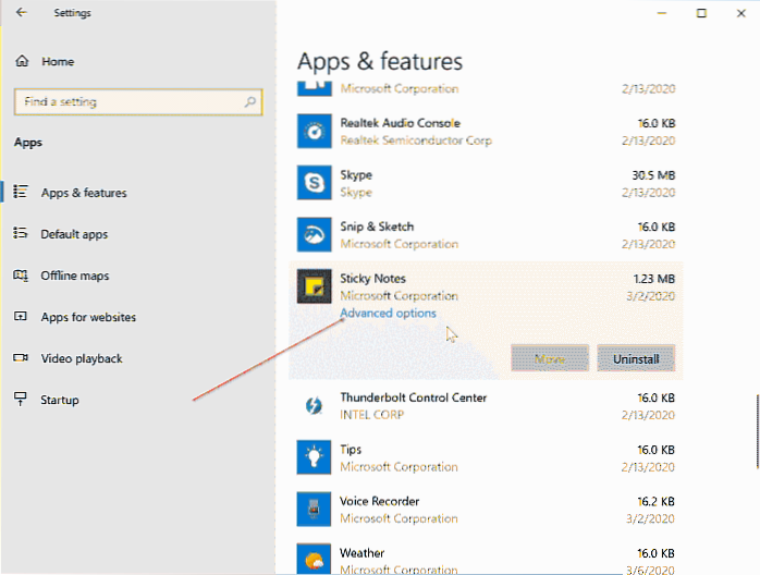How To Reset Or Reinstall Sticky Notes In Windows 10