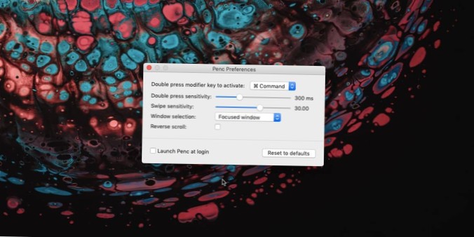How to resize and snap windows with swipe gestures on macOS